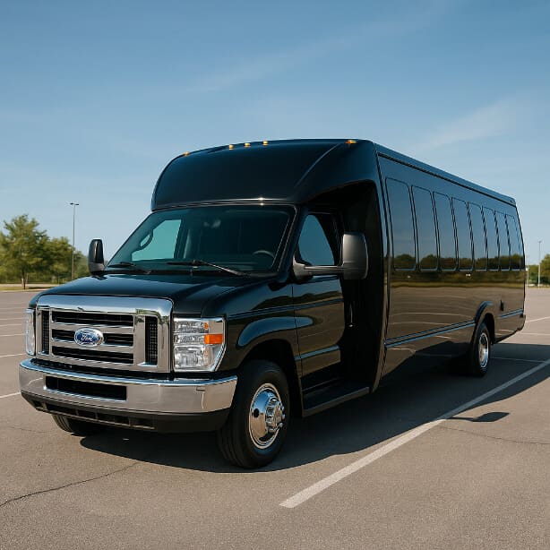 San Angelo Coach Bus Service 18 Passenger Minibus