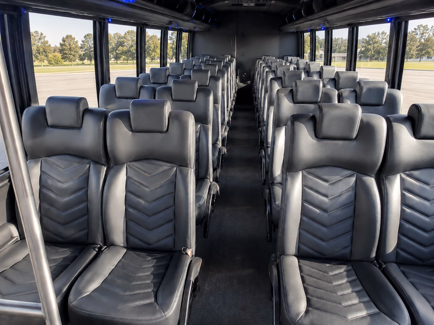 san angelo 15 passenger minibus inside