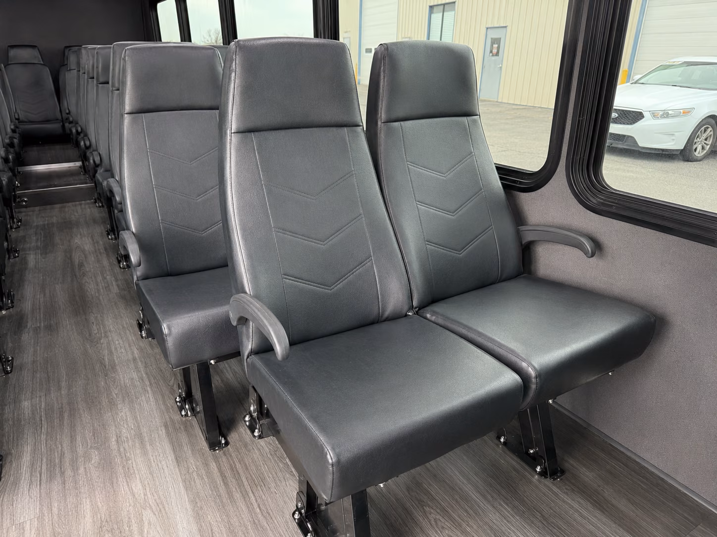 san angelo 18 passenger minibus inside