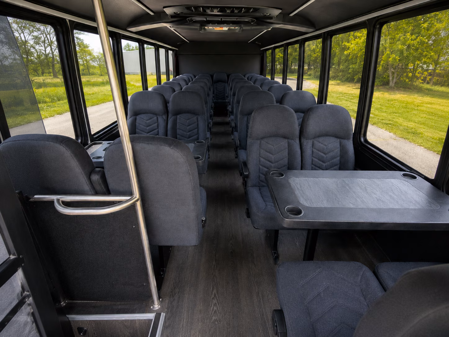 san angelo 18 passenger minibus interior