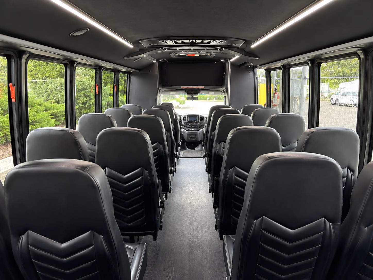 san angelo 20 passenger minibus interior