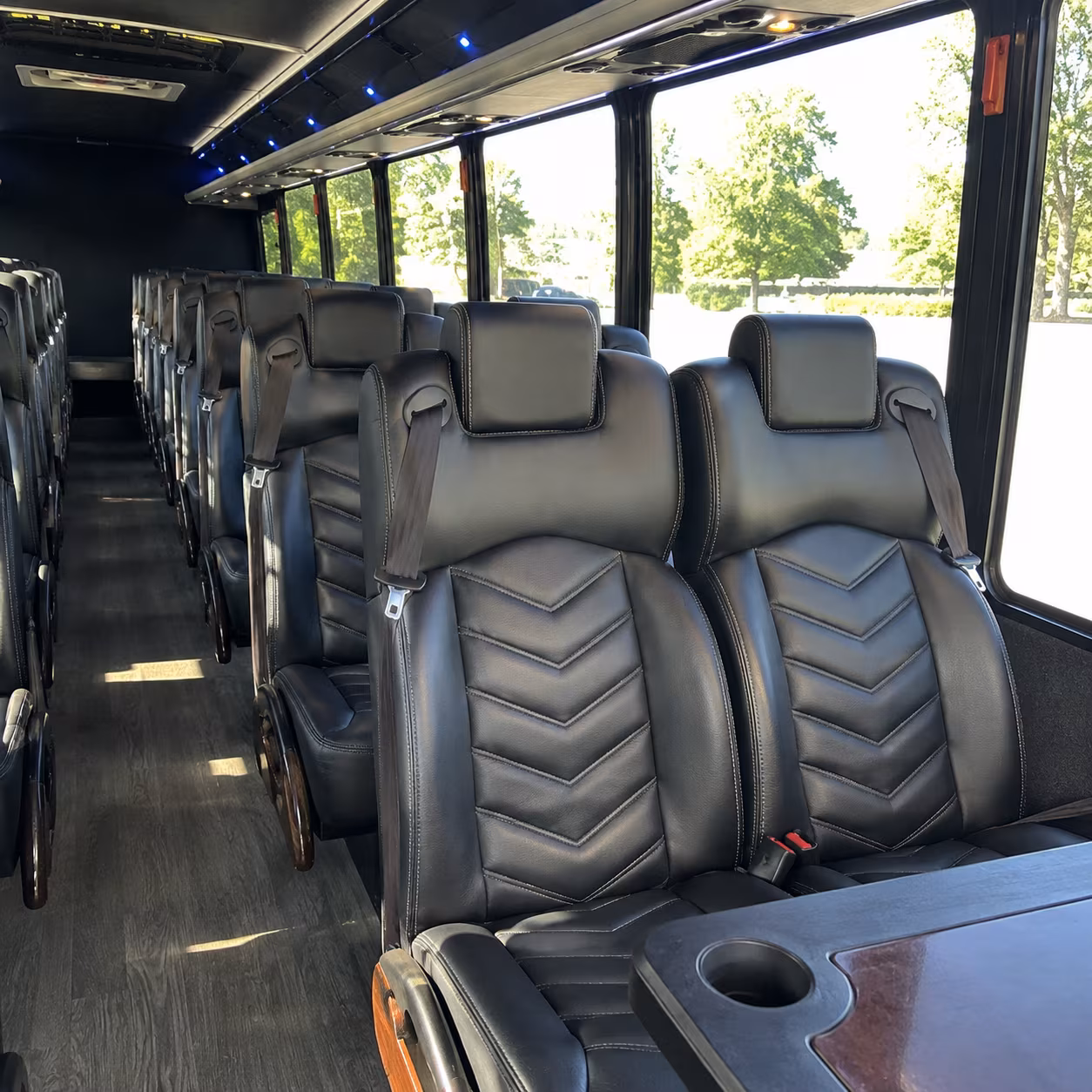 san angelo 25 passenger minibus inside