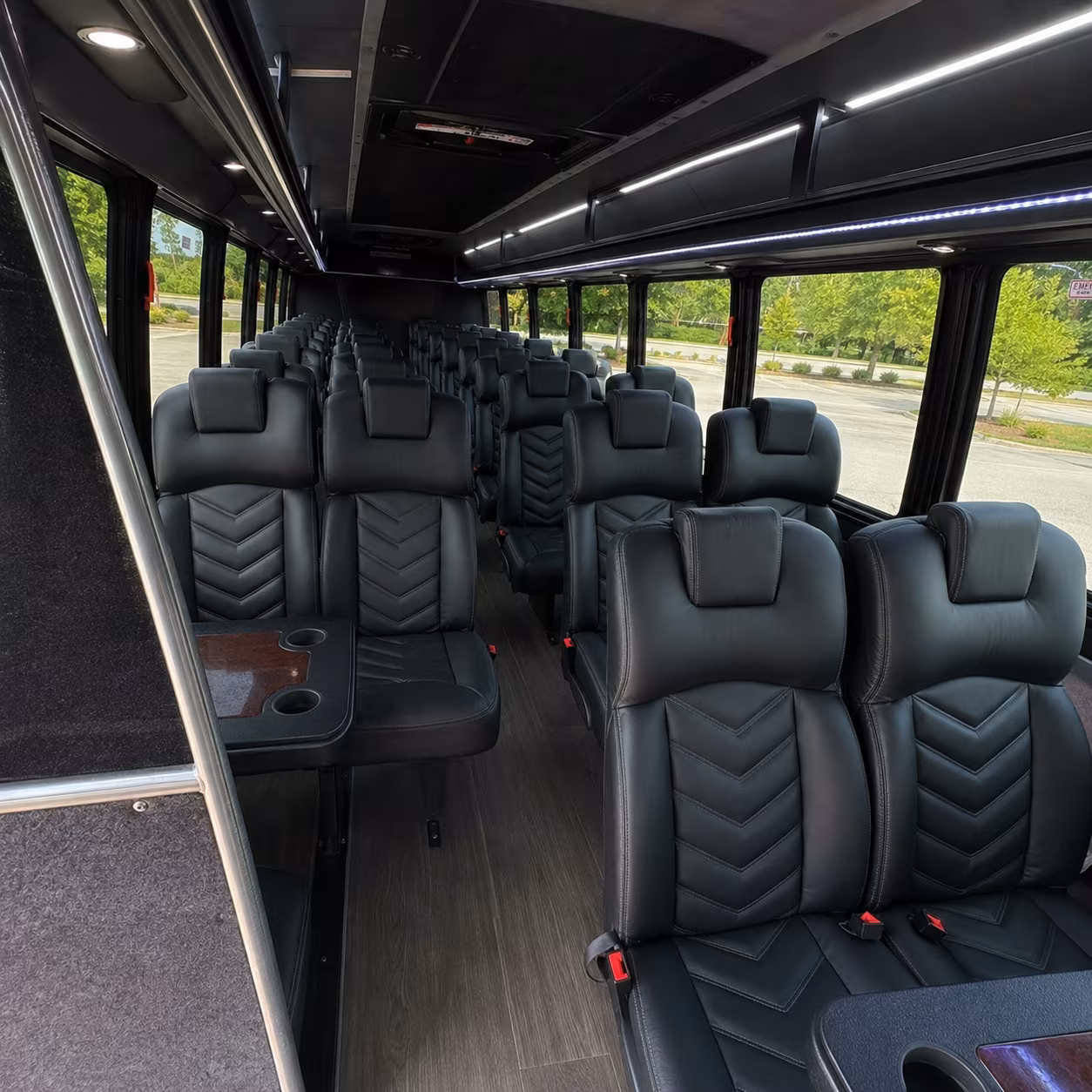 san angelo 25 passenger minibus interior