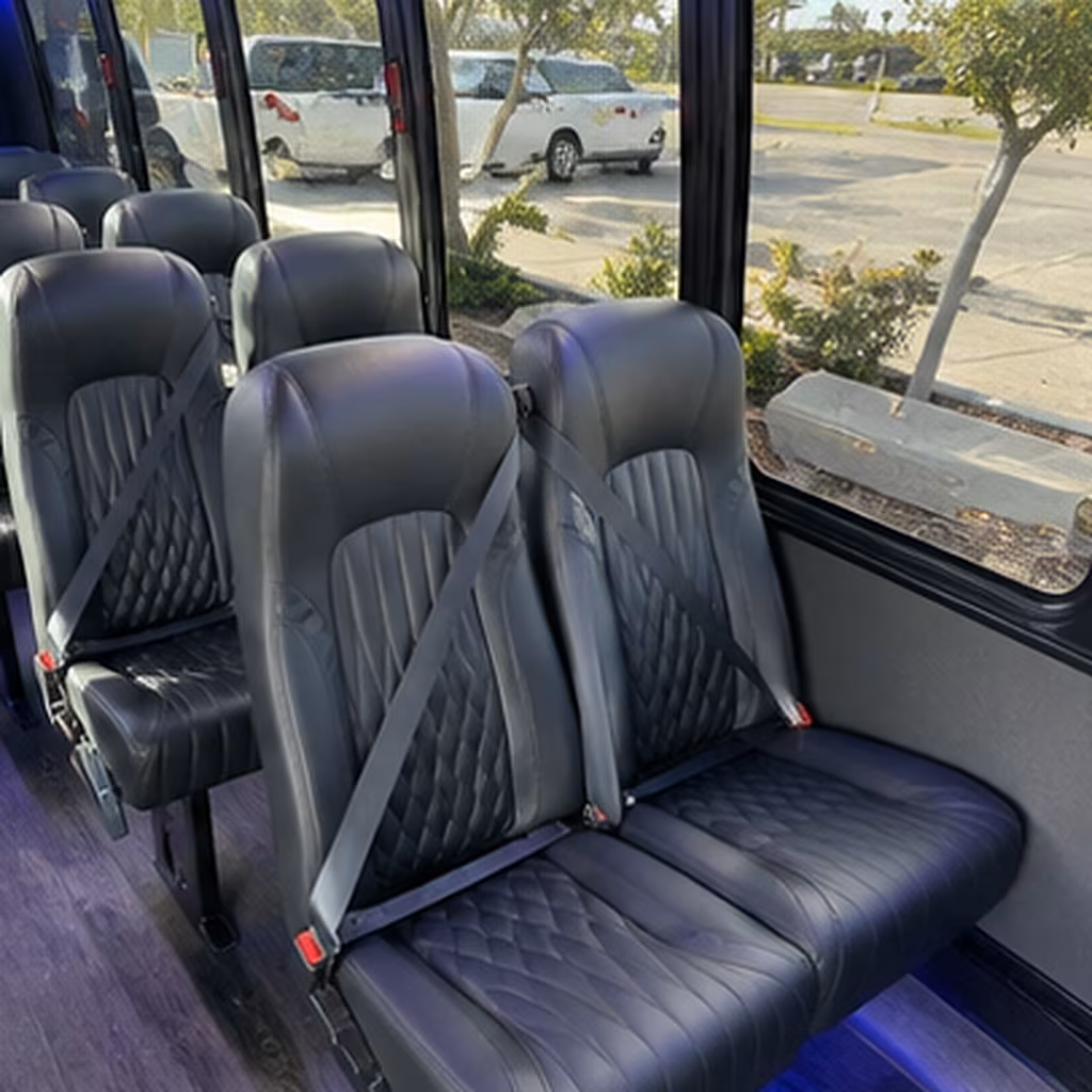 san angelo 28 passenger minibus inside