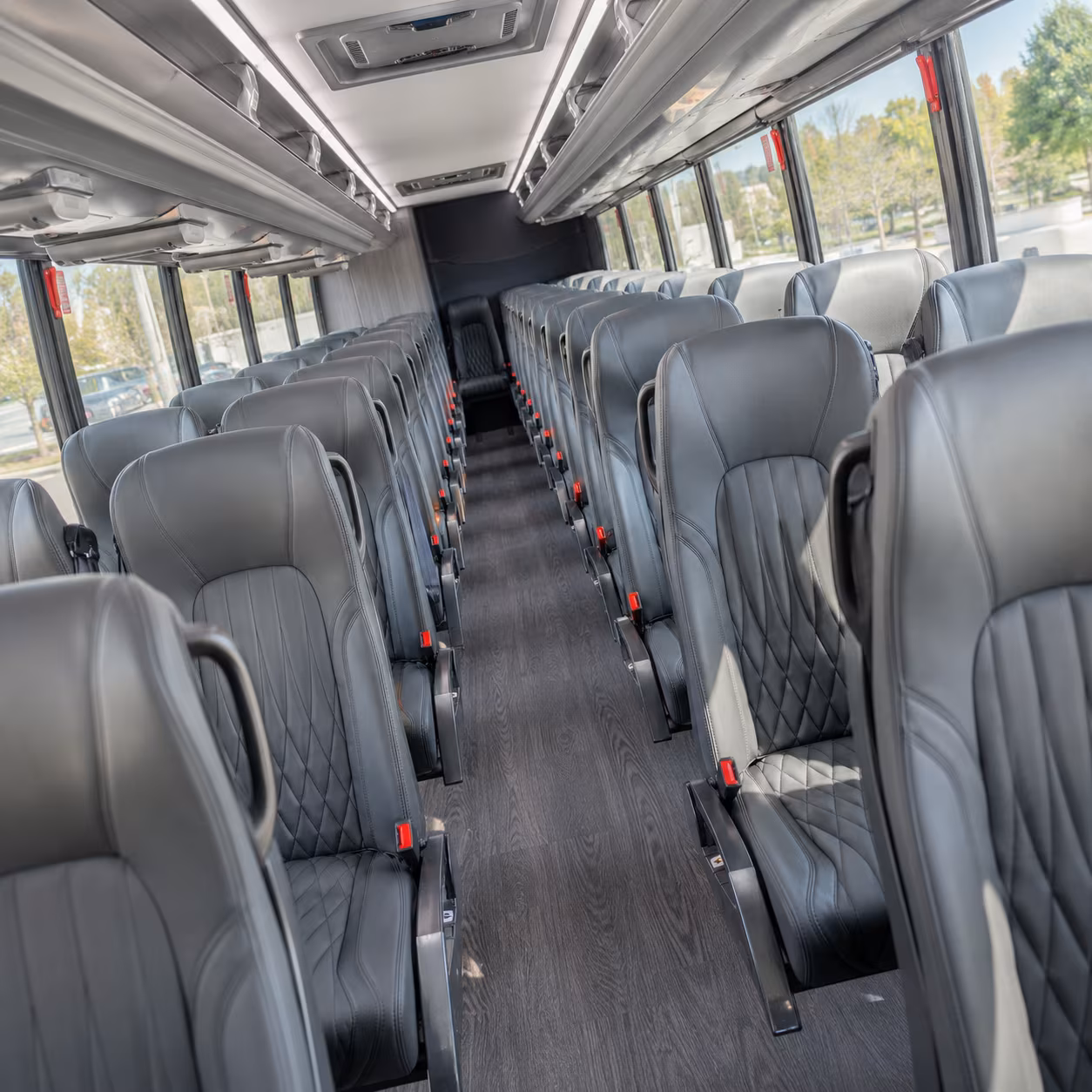 san angelo 35 passenger minibus interior