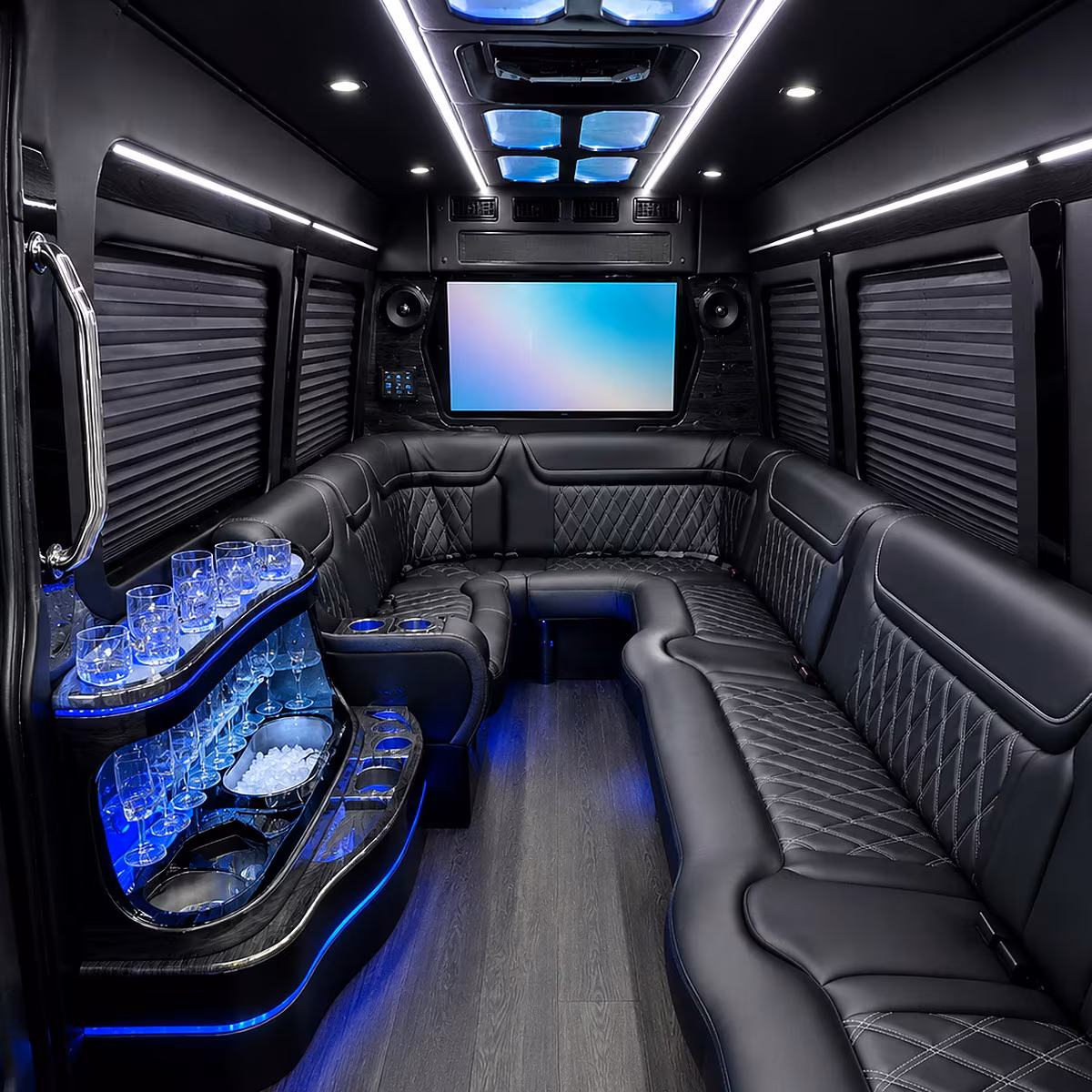 san angelo party bus inside