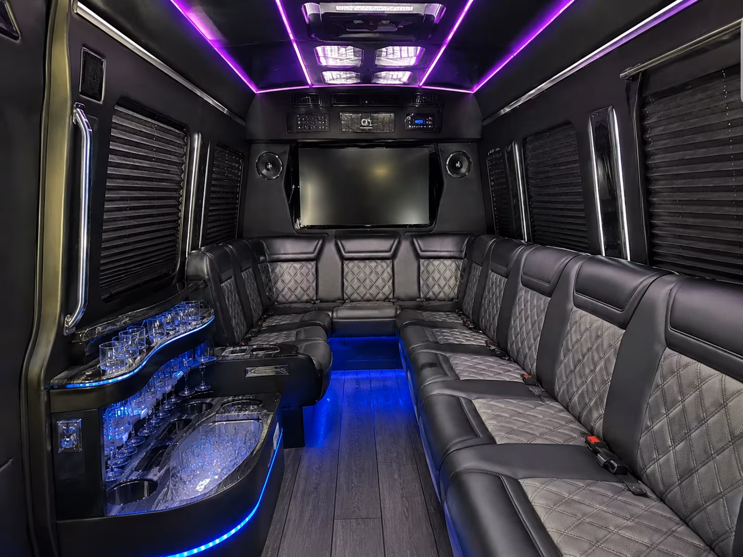 san angelo sprinter limousine interior