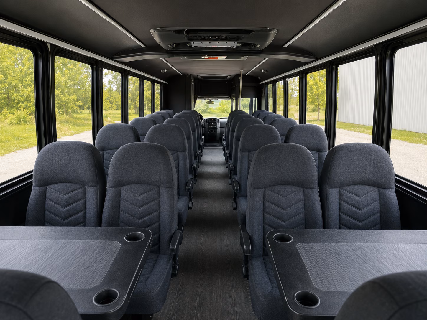 shuttle buses for san angelo wedding guests between hotels and venues